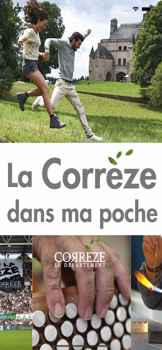 Android application La Corrèze dans ma poche screenshot