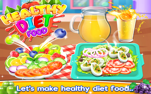 Healthy Diet Food Cooking Game  screenshots 1