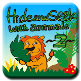 Hide & Seek with animals2 Kids icon