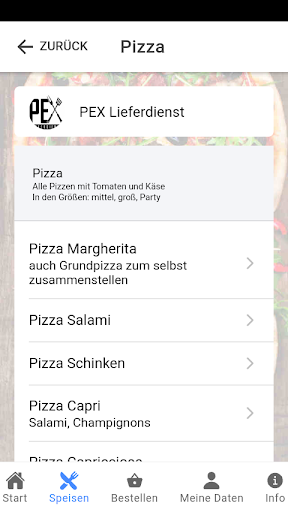 PEX-Lieferdienst Screen 3