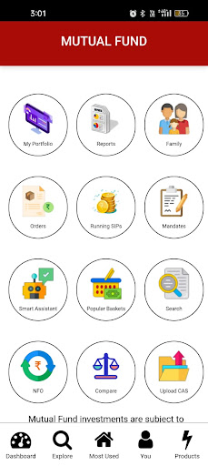 SGR Financial Services Screen 3