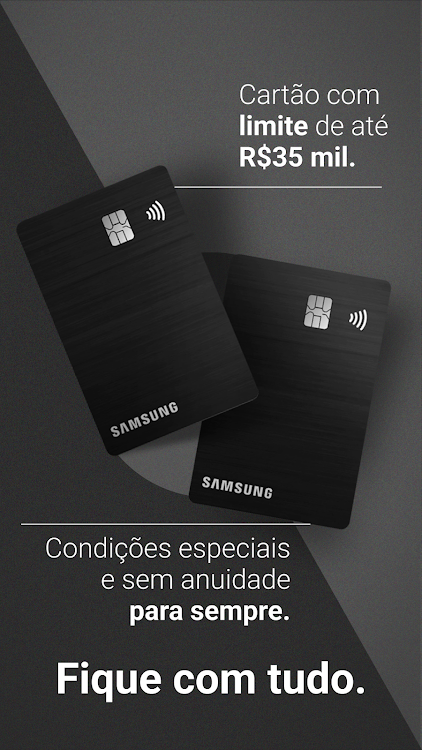 Cartão de crédito Samsung Itaú - 1.60.0 - samsung - (Android)