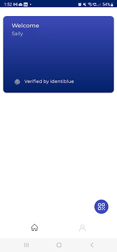 Android application Identiblue screenshort
