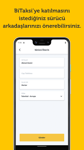 BiTaksi Sürücü Uygulaması