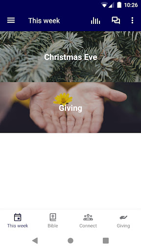 Android application Lighthouse Christian Oceanside screenshort
