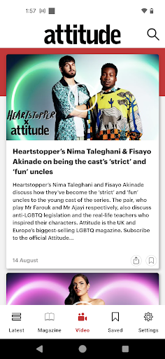 Attitude Magazine Screen 3