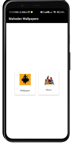 Android application Mahadev Wallpaper screenshort