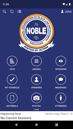 NOBLE Events Screen 2