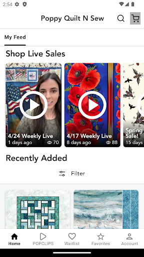 Android application Poppy Quilt N Sew screenshort