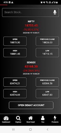 Mutual Funds Bazar Screen 2