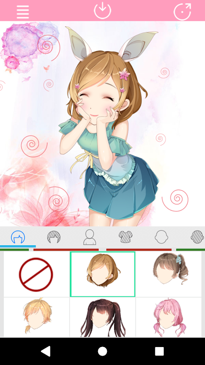 Anime Avatar Maker: Pretty - 1.0.4 - (Android)