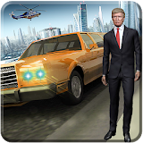 Limousine Car Driving President Security Car Games icon