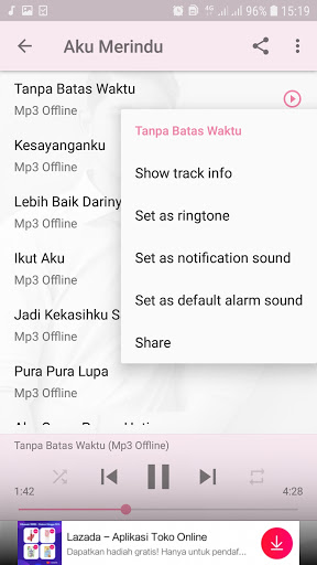Aku Merindu - Ost Ikatan Cinta Offline