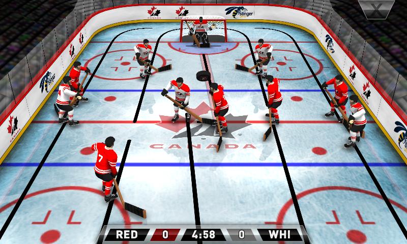 Android application Team Canada Table Hockey screenshort