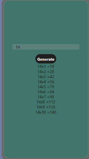 Multiplication Tables Leonidas