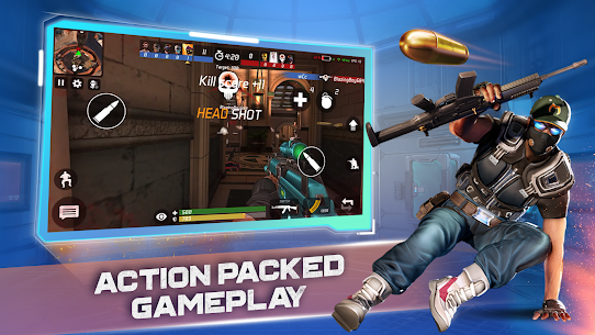 MaskGun: FPS Shooting Gun Game MOD APK (بازیکن و منوی ESP) 1