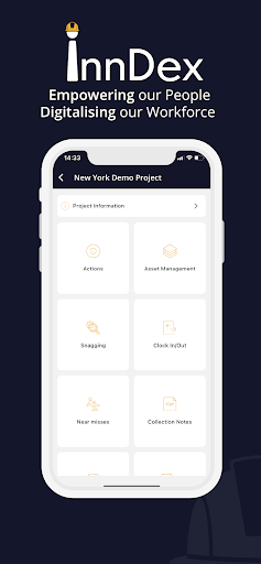Android application innDex screenshort