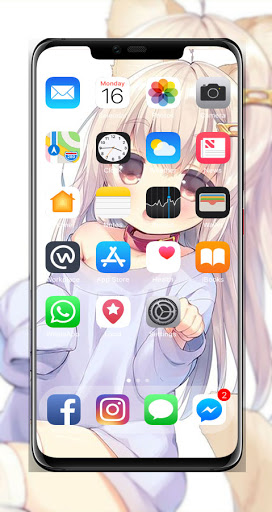 Anime Cat Girl Wallpaper Screen 2