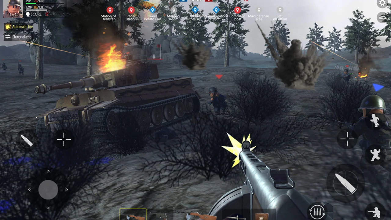 Imposter Battlefield Shoot FPS Ver. 9.0 MOD APK, GOD MODE, DUMB ENEMY, UNLIMITED AMMO