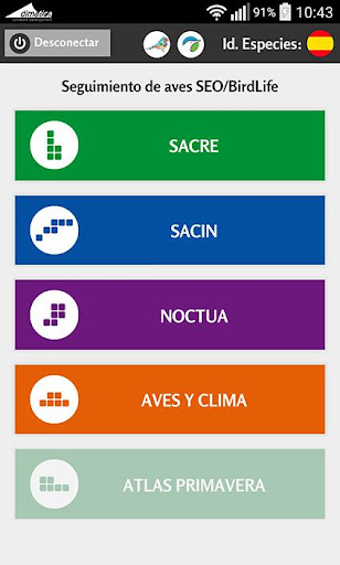 Android application Programas de Seguimiento screenshort
