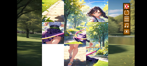 Android application Anime Girls Puzzle Solver screenshort