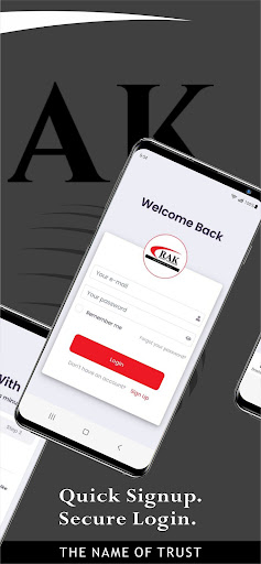 RAK Money Transfer Screen 2