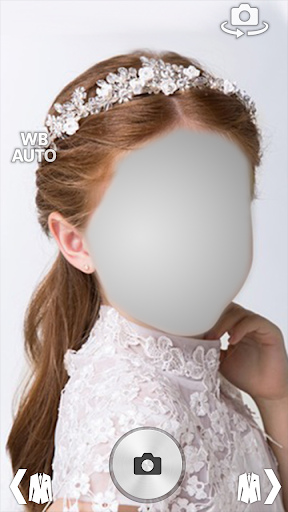 Android application Teen Girl Kid Hairstyle Frame screenshort
