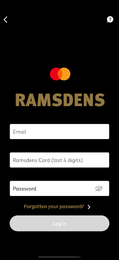 Ramsdens Multi Currency Card Screen 2