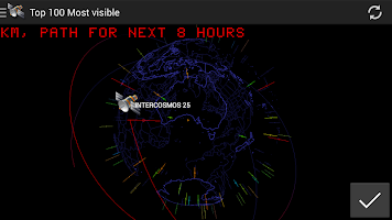 screenshot of 3D Satellite Tracker
