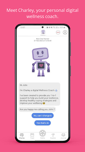 Android application DeakinWELLBEING screenshort