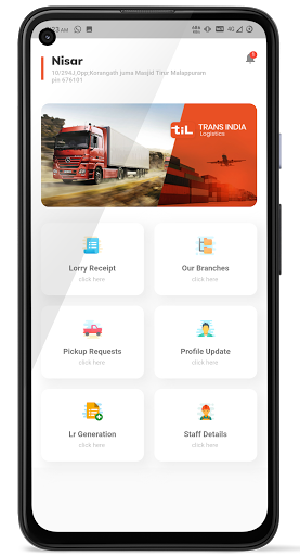 Trans India Logistics Screen 3