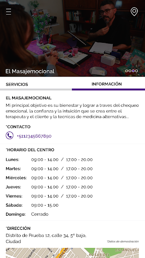 El Masajemocional Screen 3