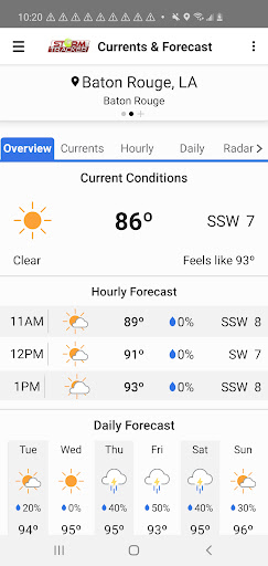 WGMB/WVLA BRProud Weather Screen 2