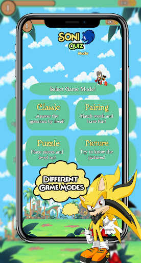 Soni Hedgehog Quiz Screen 3