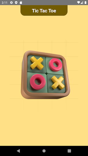 Android application TicTacToe screenshort