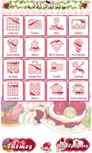 Strawberry Picnic Theme +HOME Screen 3