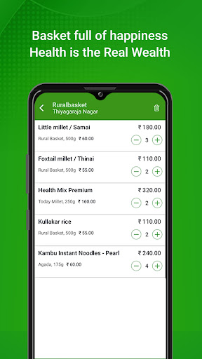 RuralBasket - Grocery Delivery Screen 3