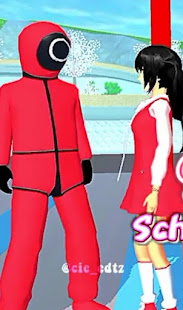 squid game X sakura school guide 2.1 APK + Мод (Unlimited money) за Android