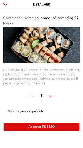 Home Sushi Home Screen 2