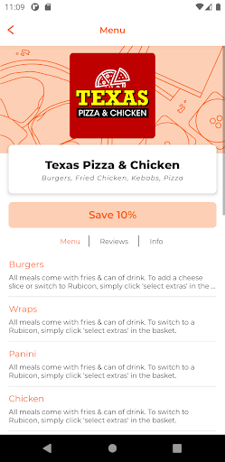Texas Pizza & Chicken DN15 Screen 2