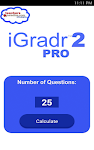 screenshot of iGradr2 PRO Grade Calculator