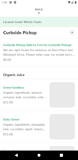 Puree Artisan Juice Bar Screen 3
