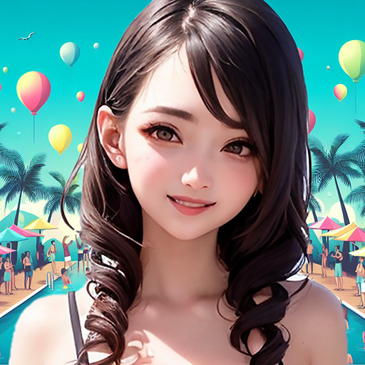 Sexy pool party girls: merge apk