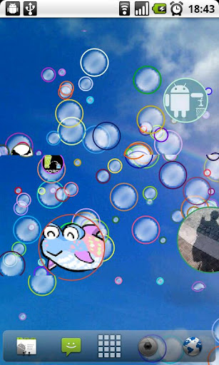 Bubble Live Wallpaper Screen 2