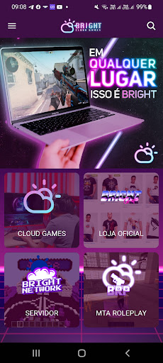 Android application Bright Cloud Games screenshort