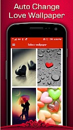Auto change love wallpaper