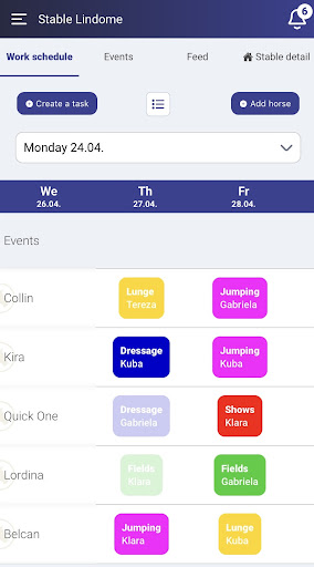 Equi Team Manager Screen 2