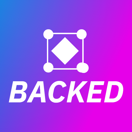 Backed logo