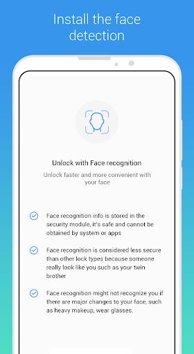 Vsmart Face Unlock Screen 2