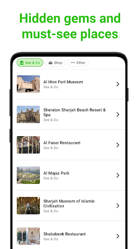 Sharjah Tour Guide:SmartGuide Screen 3